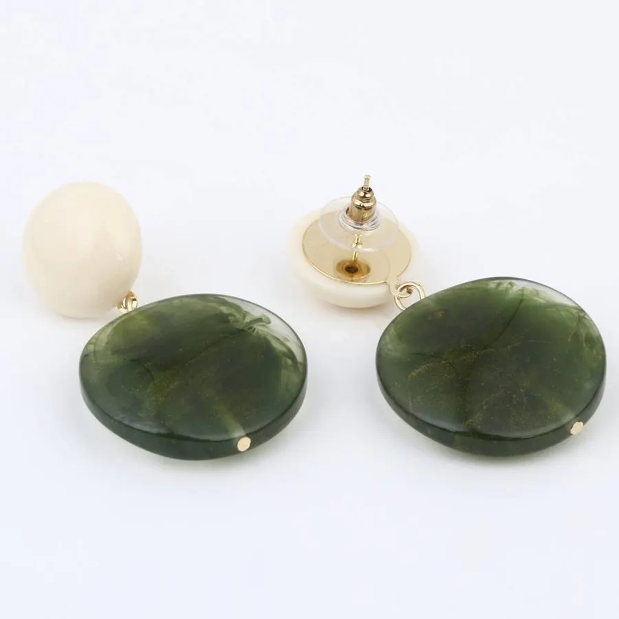 Verdant Drop Statement Earrings