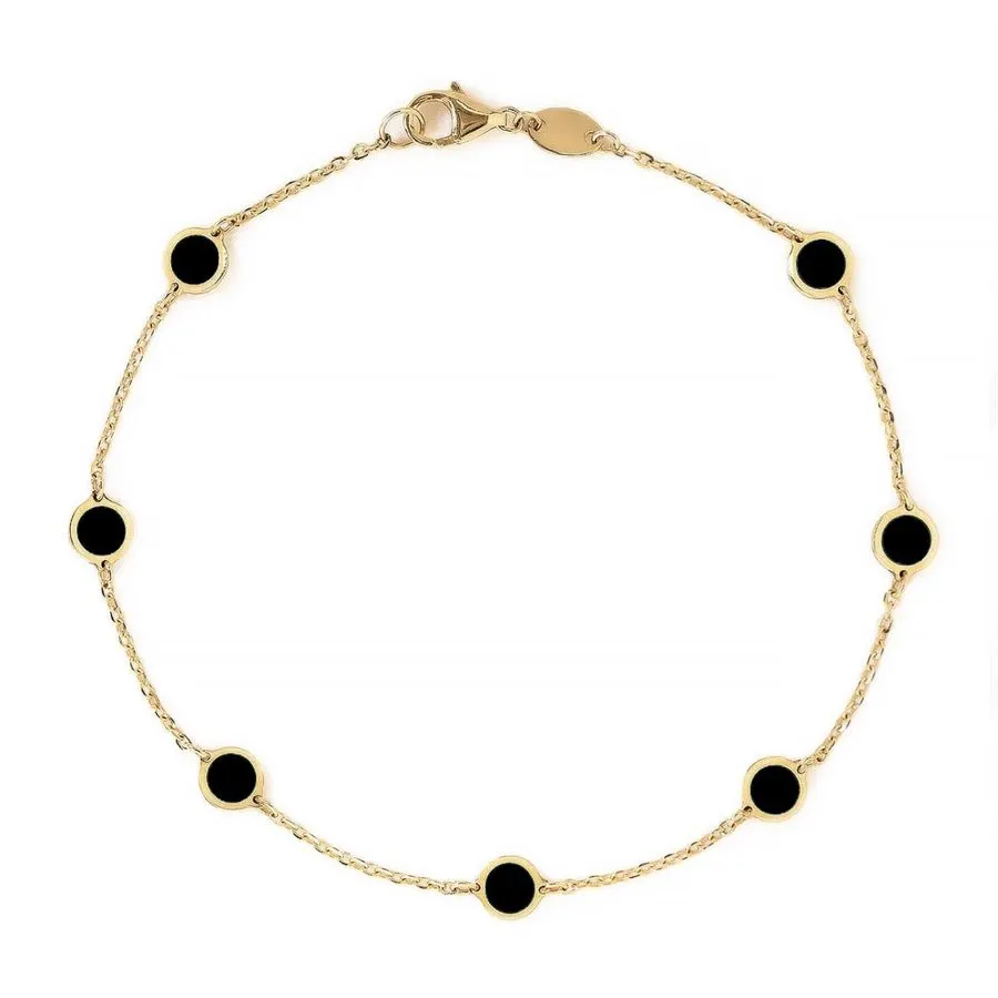 Onyx Editorial Chain Bracelet