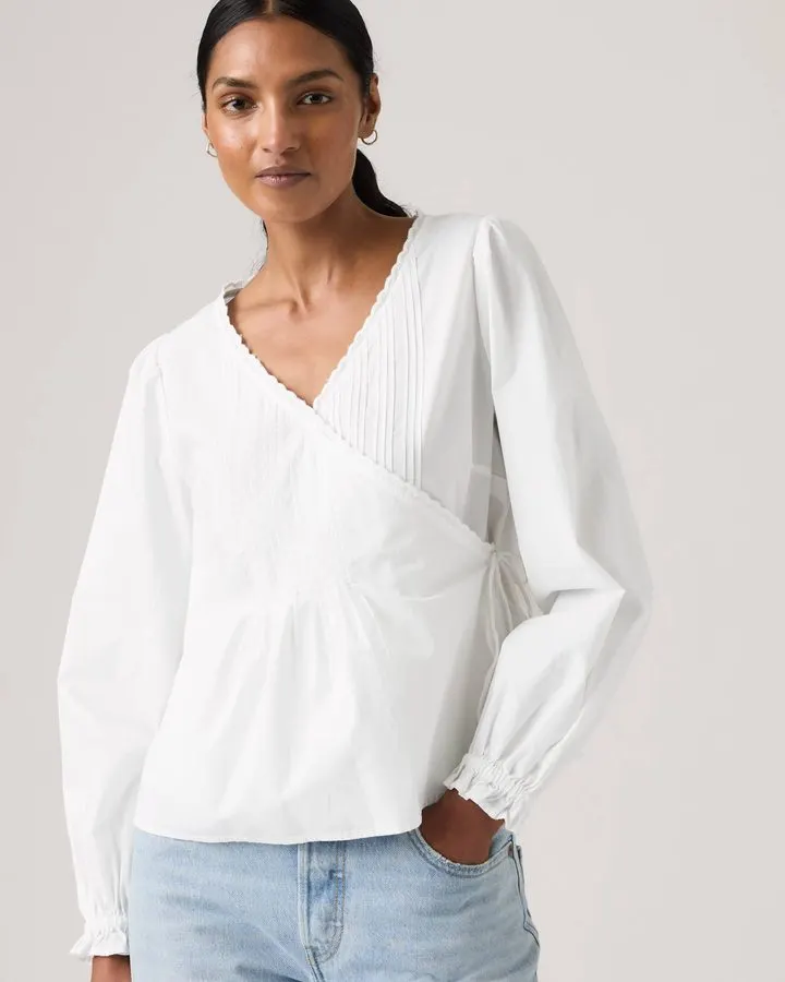 Sunlit White Blouse