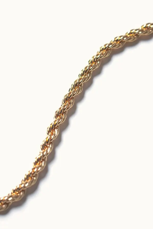 Sable Twisted Rope Necklace