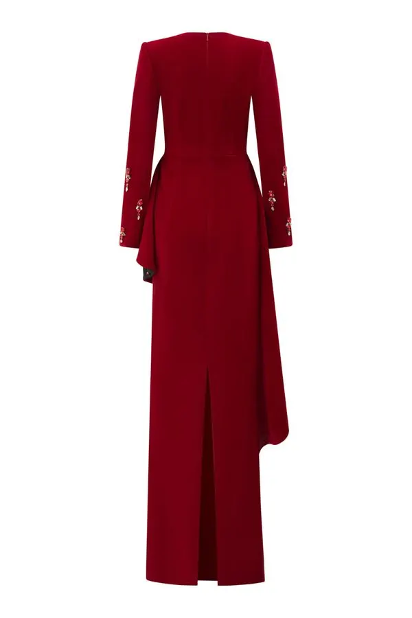 Ruby Column Gown