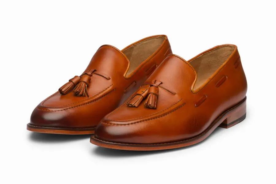 Tassel Leather Loafers