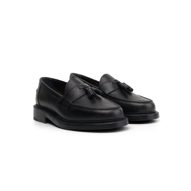 Onyx Classic Leather Loafers