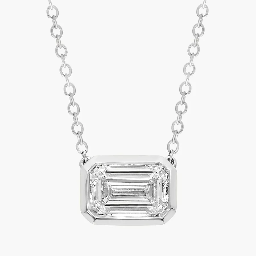 Cassia Emerald-Cut Pendant