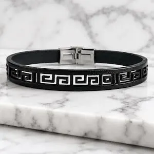 Meandre Greek-Key Cuff