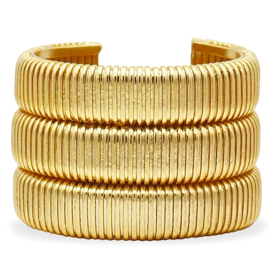 Sahara Gold Statement Cuff