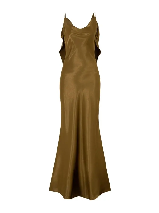 Amber Satin Slip Dress