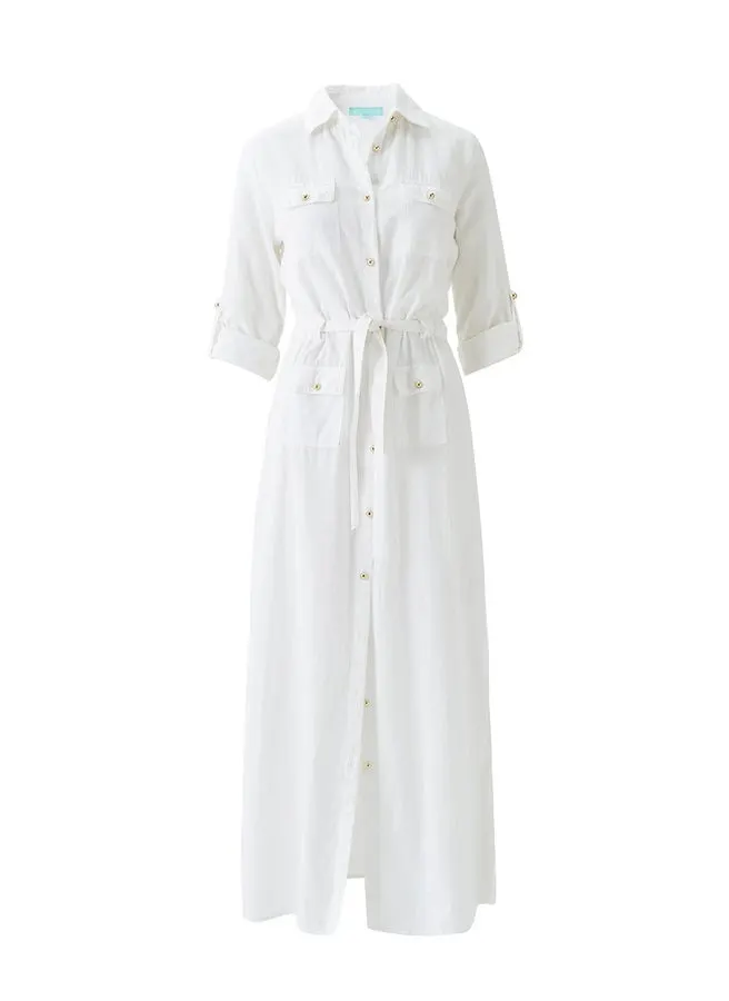 Cassia Linen Shirt Dress