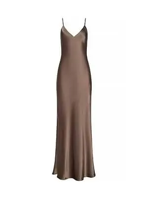Truffle Silk Slip Dress