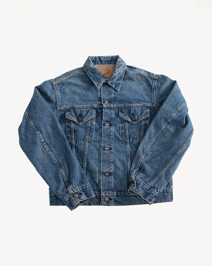 Vintage-Wash Denim Jacket