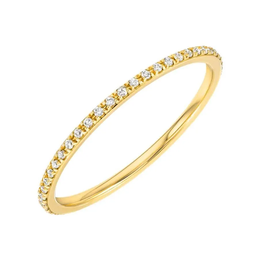 Pave Eternity Band