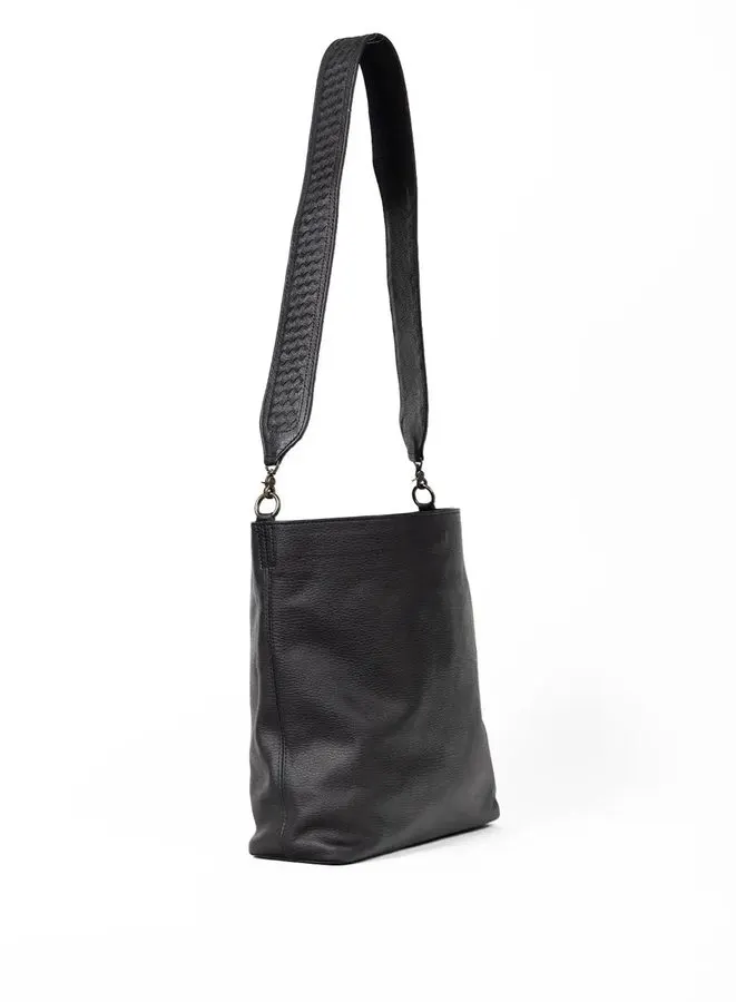 Mono Leather Shoulder Bag