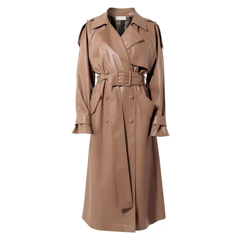 Cocoa Belted Trench