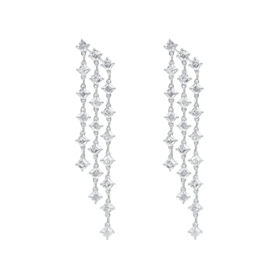 Shoulder-Duster Drop Earrings