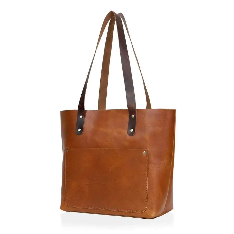 Bella Buffalo Leather Tote