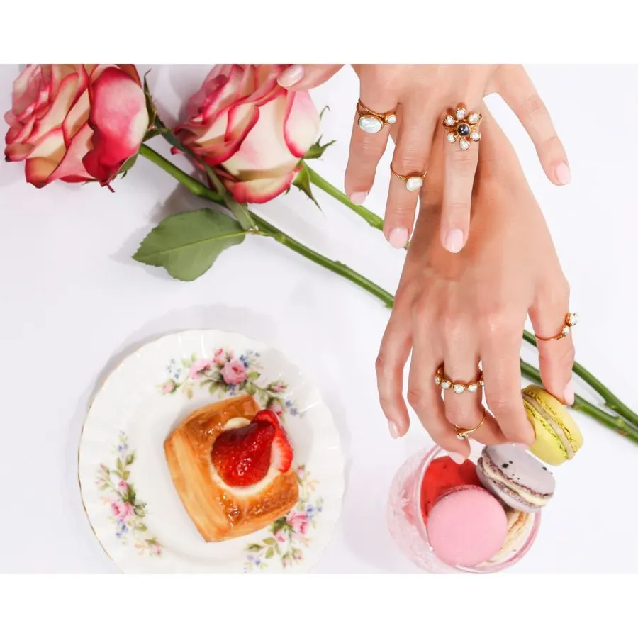 Gemstone Manicure Ring