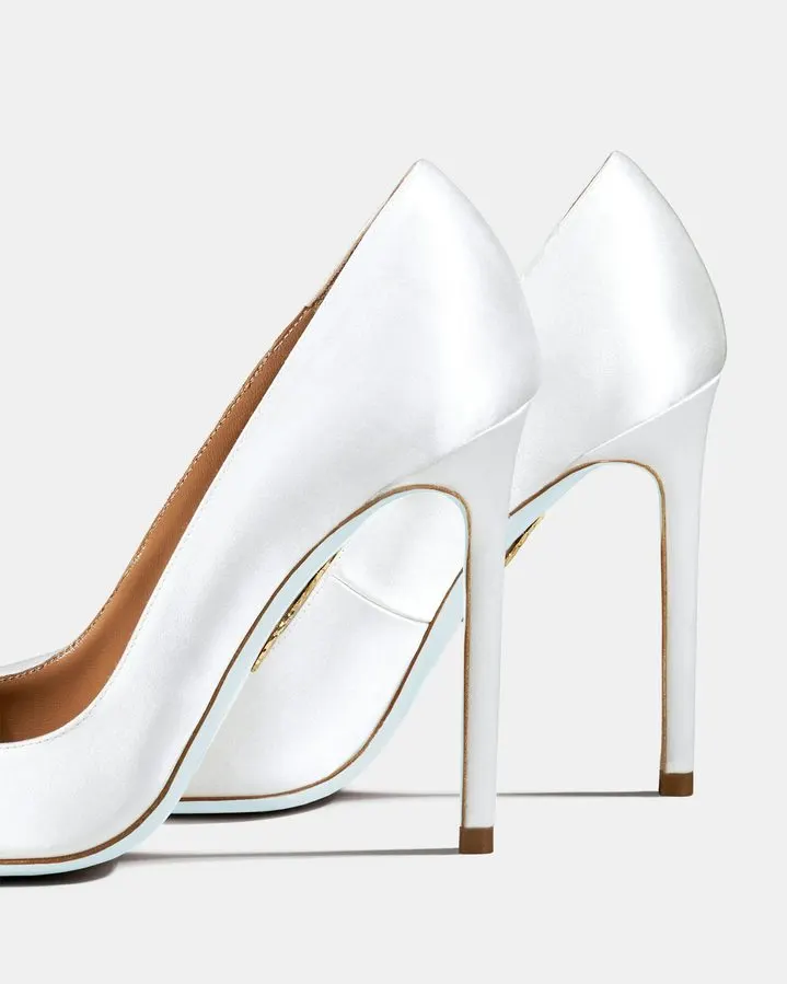 Riviera White Pump